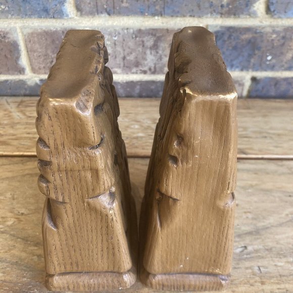 Vintage Resin Bookends Praise the Lord Sing to the Lord Books Not Included - Picture 12 of 12